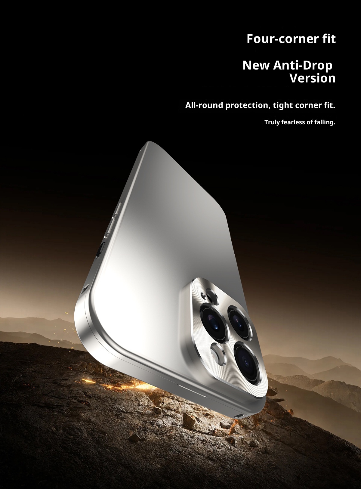 TechGlobe Cross-border New Metal Magnetic Anti-drop Case For IPhone 16/15/14/13/12/Pro Max_voghion.com