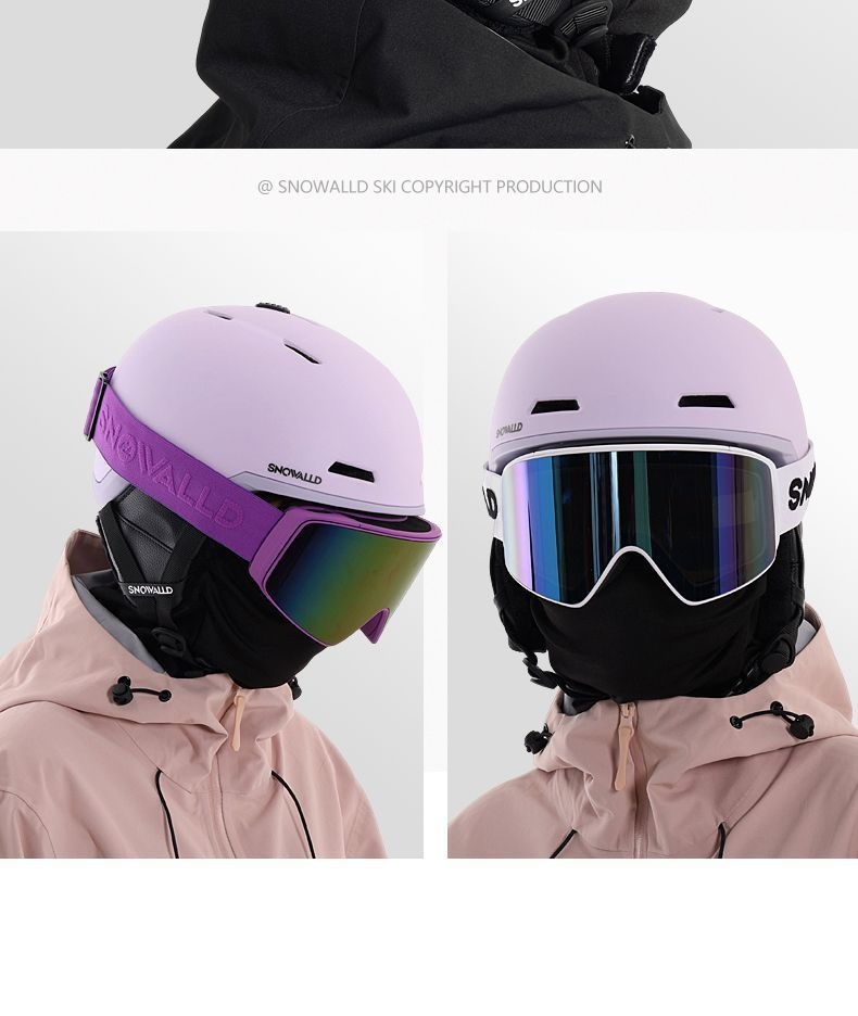 001 New Ski For Men Women, Adult Snow Helmet With Safety Certification, Anti-Collision And Anti-Fall Cap, Professional_voghion.com