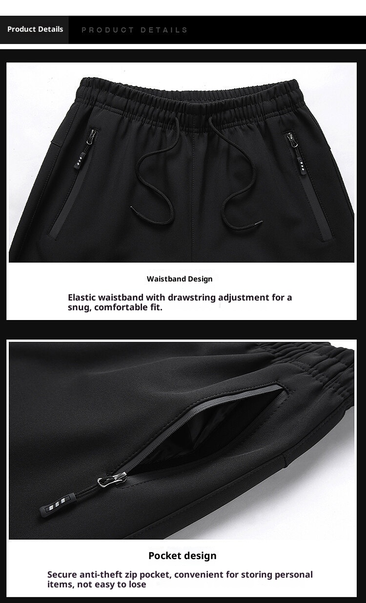 001 2024 New Fleece-Lined Warm Unisex Outdoor Windproof Waterproof Softshell Casual Sports Pants_voghion.com