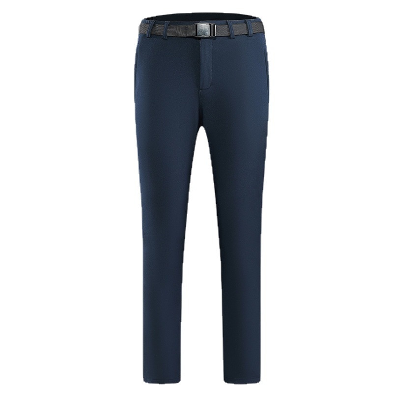 001 Outdoor Men's Waterproof Windproof Sports Soft Shell Pants With Fleece Lining For Wath, Hiking Pants, Thickened And_voghion.com