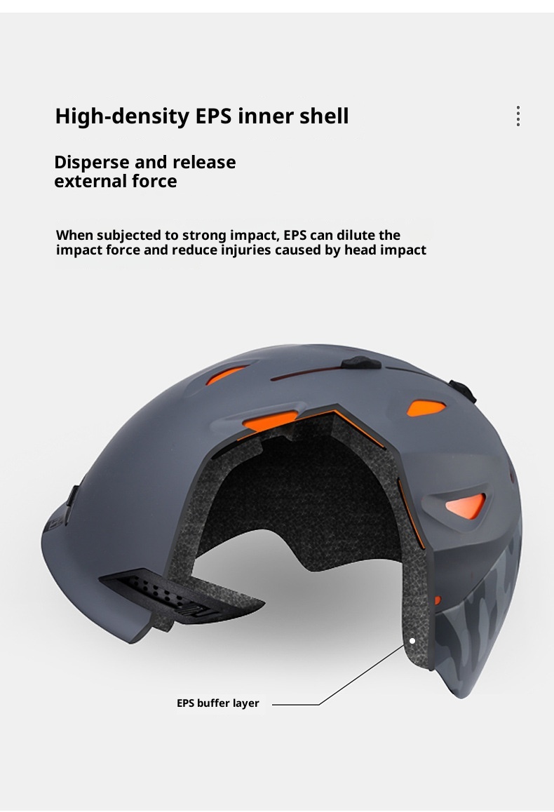 001 Spezial-Skihelm für Damen und Herren, integrierte professionelle Schutzausrüstung für Snowboarden und Skifahren, warm und_voghion.com