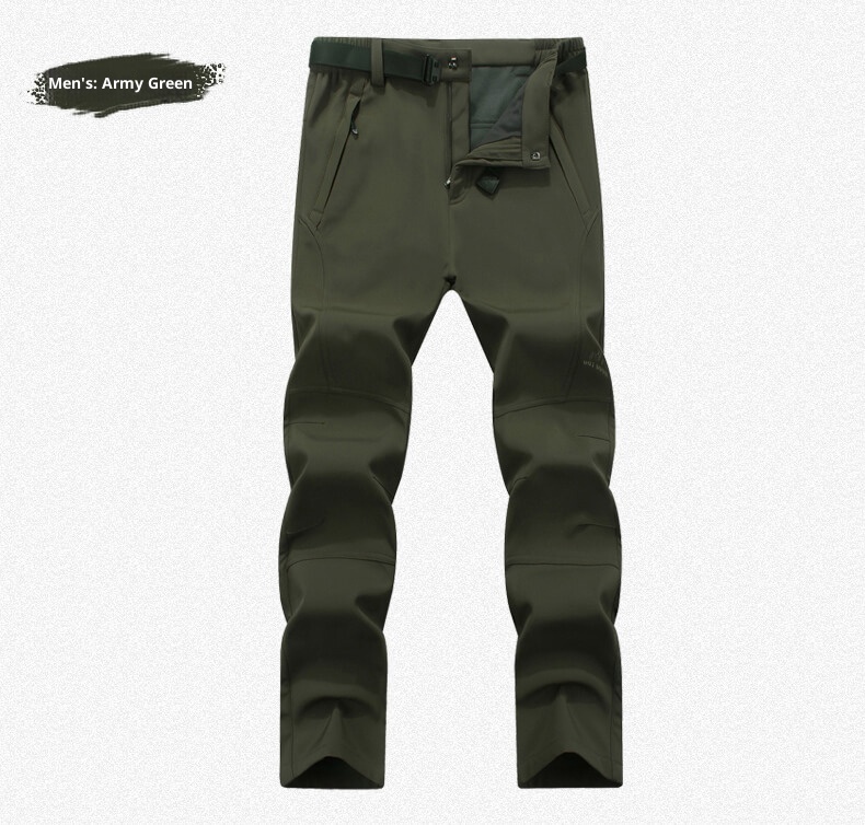 001 Herbst Winter Outdoor Softshell Fleece gefüttert Warm Verdickt Lässig Winddicht Atmungsaktiv Jacke Herren Radhose_voghion.com