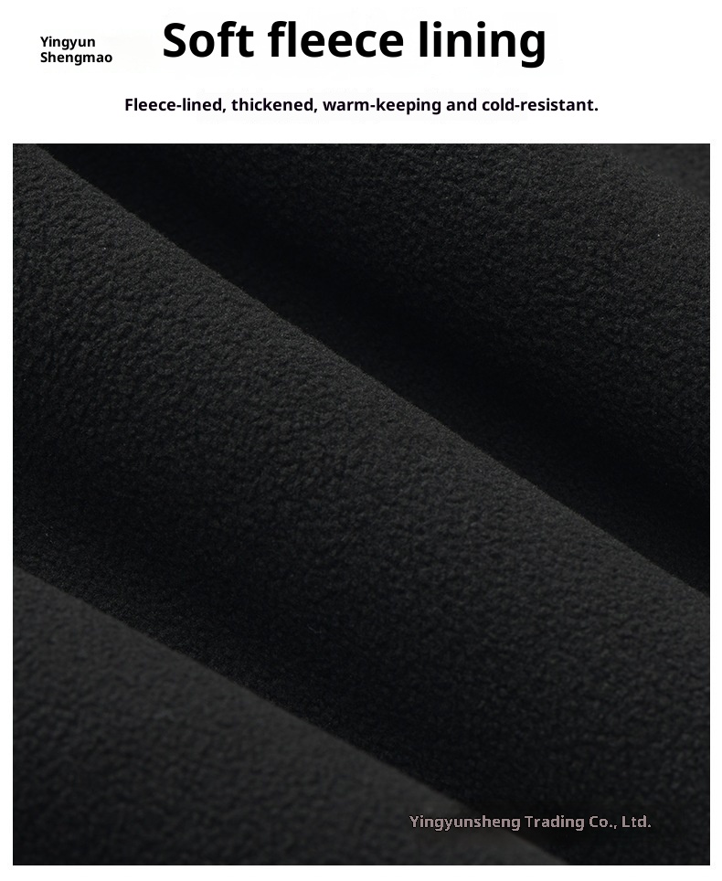 001 Autumn Winter Softshell For Men And Women, Water-Resistant, Windproof, Outdoor Fleece-Lined, Thickened, Soft Shell,_voghion.com