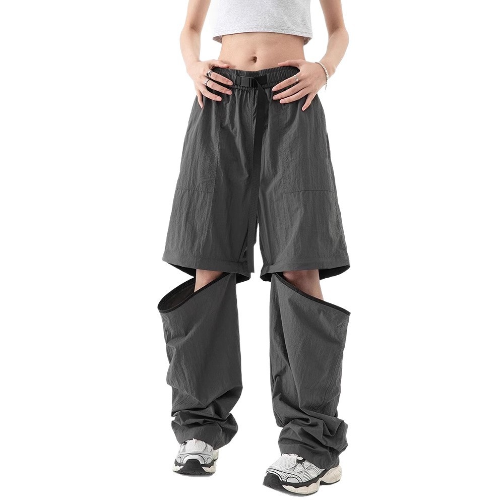 001 Woodpecker Softshell For Women And Men, Summer Thin Wide-Leg Cargo Pants, Casual Outdoor Sports Hiking Pants_voghion.com