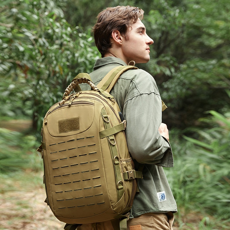 ActiveGo Taktischer Rucksack mit großem Fassungsvermögen, wasserdicht, abriebfest, multifunktional, für Bergsteigen, Wandern, Reisen, Herren_voghion.com