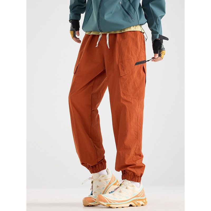 001 Outdoor lichtgewicht sport softshell voor mannen en vrouwen, trendy merk voor lente en herfst, waterbestendige losse cargobroek,_voghion.com