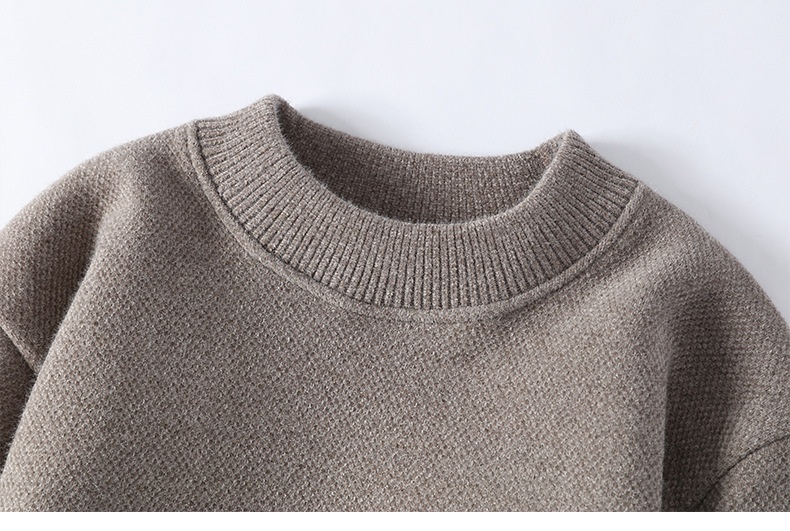 Maglione a collo alto da uomo all'ingrosso, foderato in pile, spesso, tinta unita, vestibilità ampia, casual, pile integrato, caldo_voghion.com