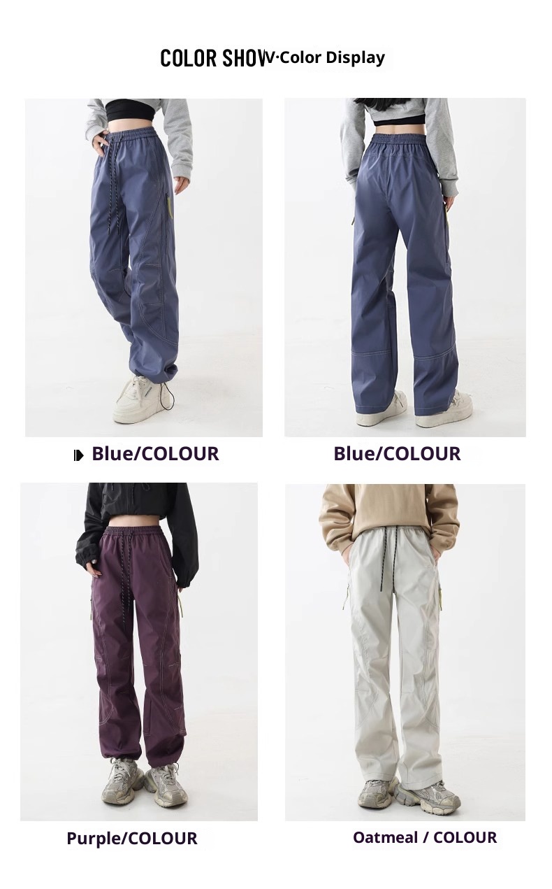 001 Camel HJCAMEL Women's Softshell Spring Autumn Outdoor Sports Windproof Waterproof Hiking Quick-Dry Cargo Pants_voghion.com