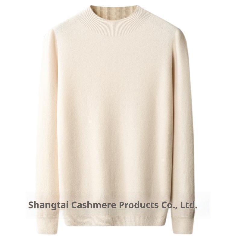 boy Boy Boy First-Lie Ready-to-Wear Half Turtleeck Me's Solid Color Kitted Pullover Base Shirt Busiess Youthful Wool Sweater_voghion.com