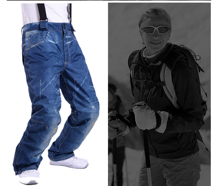 001 Dropshipping Fabricante Venda Direta Denim Ski Atacado Corta-vento Impermeável Grosso Quente Algodão Resistente ao Desgaste_voghion.com