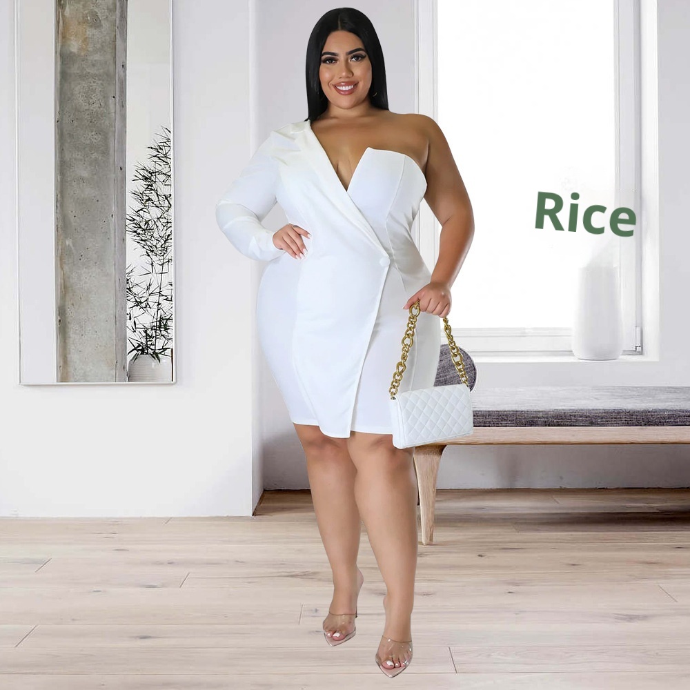 ChicShe N7629 New Foreign Trade European And American Women's Fashion Sexy Slim Fit Bodycon Off-Shoulder Long Sleeve Dress_voghion.com