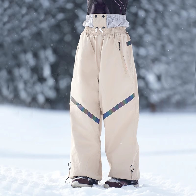 Pantalons de snowboard d'hiver coupe-vent et imperméables pour hommes et femmes, équipement professionnel de ski et de plein air disponible en gros. En stock._voghion.com