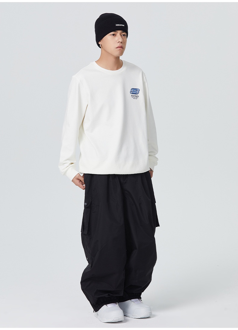 001 SEARIPE Xueyipai 3L Ski For Women And Men, Snowboard Waterproof Windproof Warm Fully Glued Professional Loose Pants_voghion.com