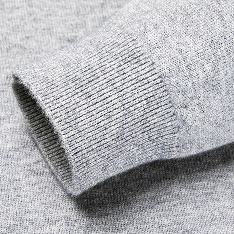 Maglione lavorato a maglia da uomo Boy Boy 320g, collo alto spesso, tinta unita, caldo e casual, stile invernale spesso_voghion.com