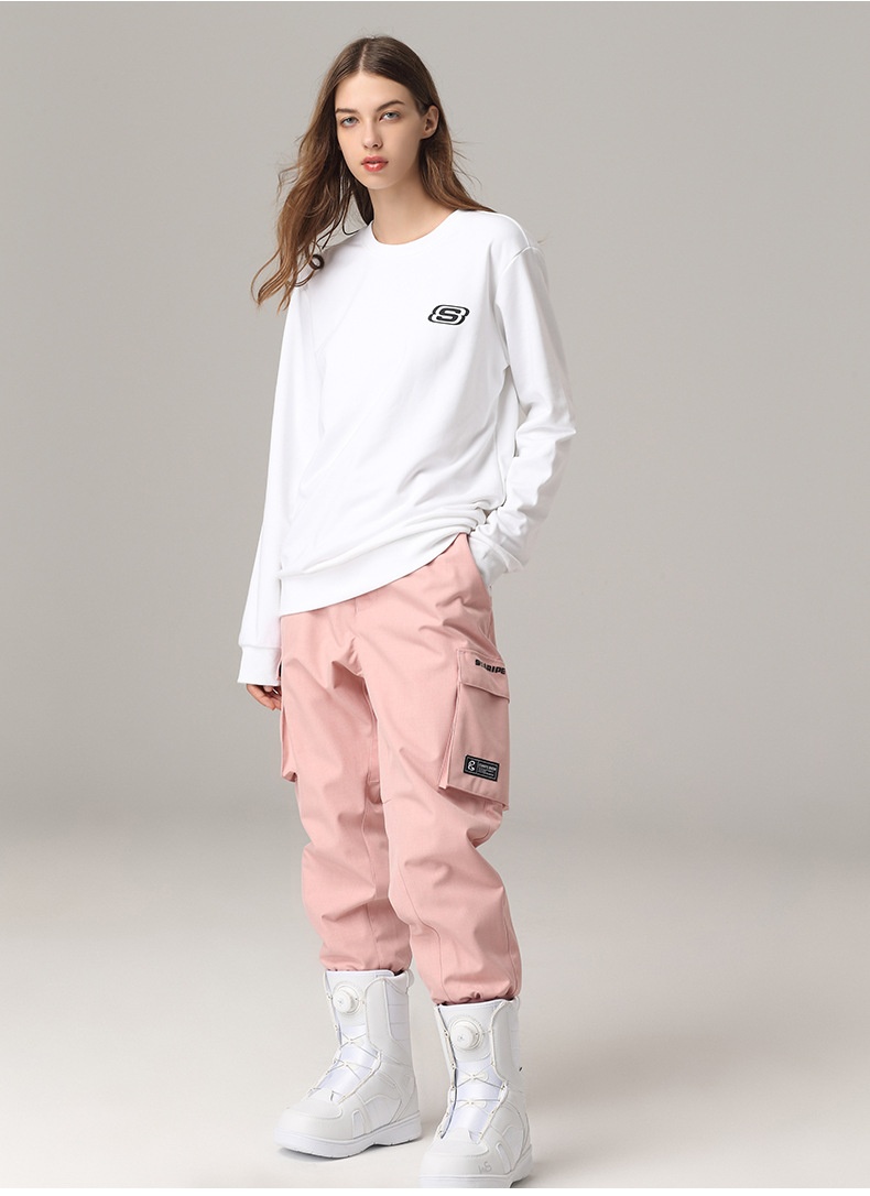 001 Xueyi Pai Double Board Snowboard For Women And Men Waterproof Warm Leggings Pants Ski Suit Korea_voghion.com