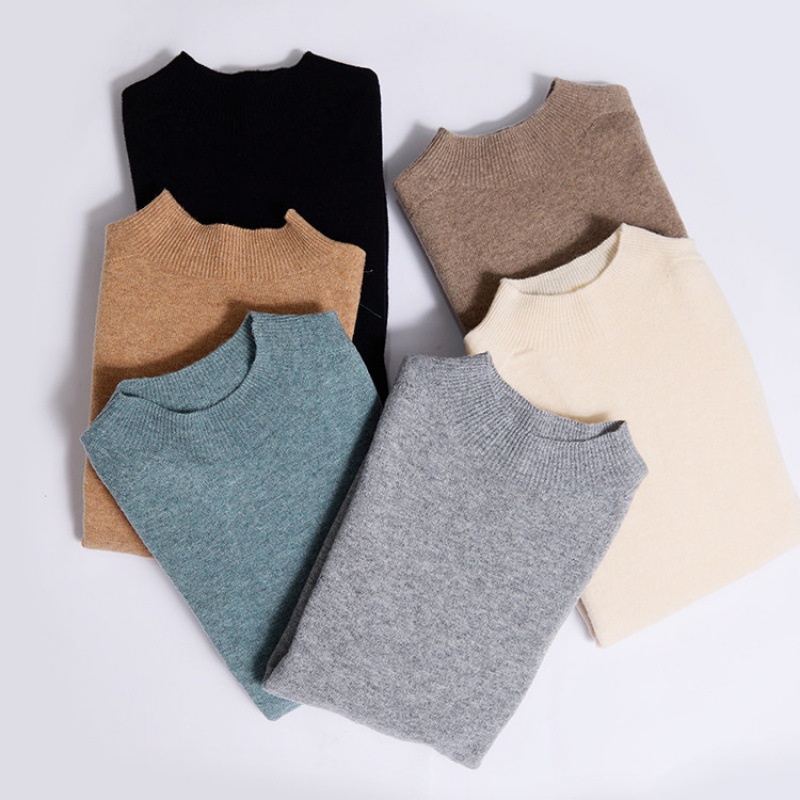 boy Boy Boy 100% Wool First-Line Half TurtleneckData Tested, Popular Men's Sweater_voghion.com