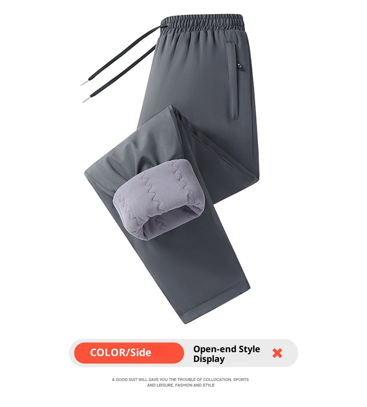 001 Northeast Harbin Snow Town Down Pants Warm Fleece Thickened Unisex Windproof Waterproof Cold-Proof Ski Gear_voghion.com