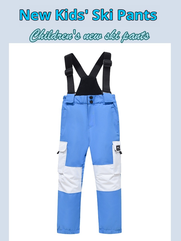 001 Neues Kinder-Arbeitsanzug-Set für Jungen und Mädchen: Jacke, Hose, wind- und wasserdicht, für Snowboard und Ski_voghion.com