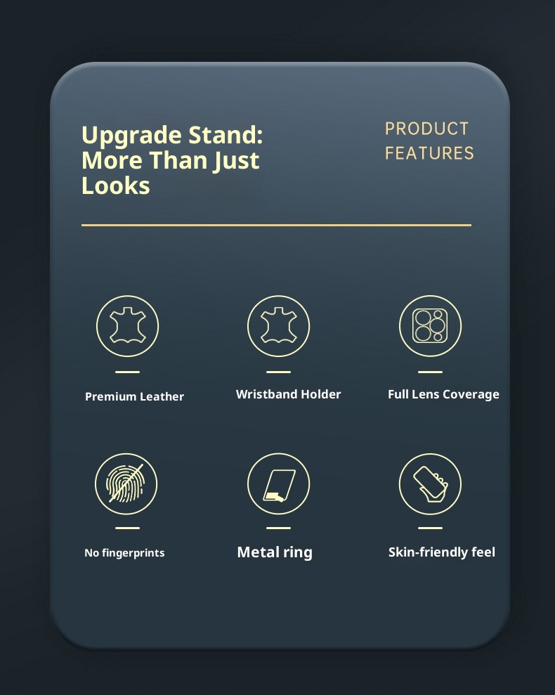 TechGlobe SULADA Trendy Cool Compatible With 15/14/13/12 Phone Case IPhone 15 Pro Max Leather Cover_voghion.com