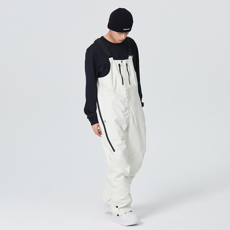001 23-24 Schneesaison SEARIPE Snowboardanzug Latzhose für Damen und Herren Wasserdicht Verdickt Warm 3L_voghion.com