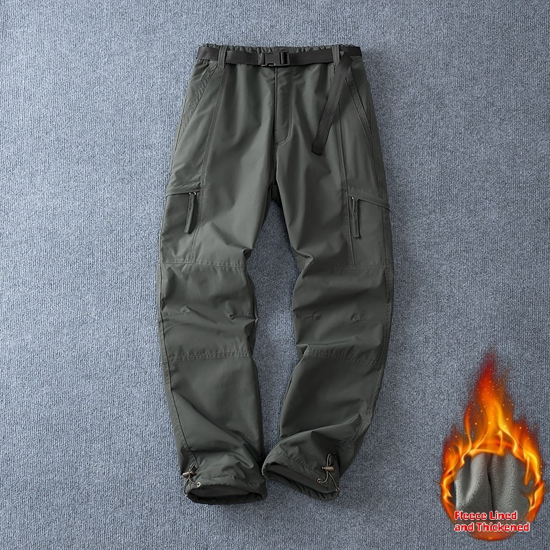 001 Wiatroodporne męskie spodnie motocyklowe z polaru 2025, idealne na zimę, do jazdy na nartach i w górach, cargo_voghion.com