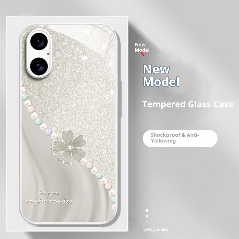 TechGlobe Compatible With Phone Case 16 15 Plus Peach Blossom 14 High-end 13/12 Pro Niche 11_voghion.com