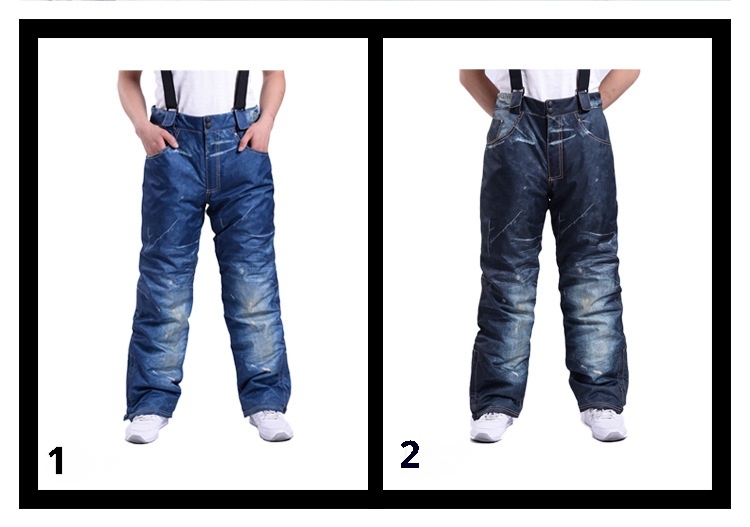 001 Dropshipping Fabricante Venda Direta Denim Ski Atacado Corta-vento Impermeável Grosso Quente Algodão Resistente ao Desgaste_voghion.com