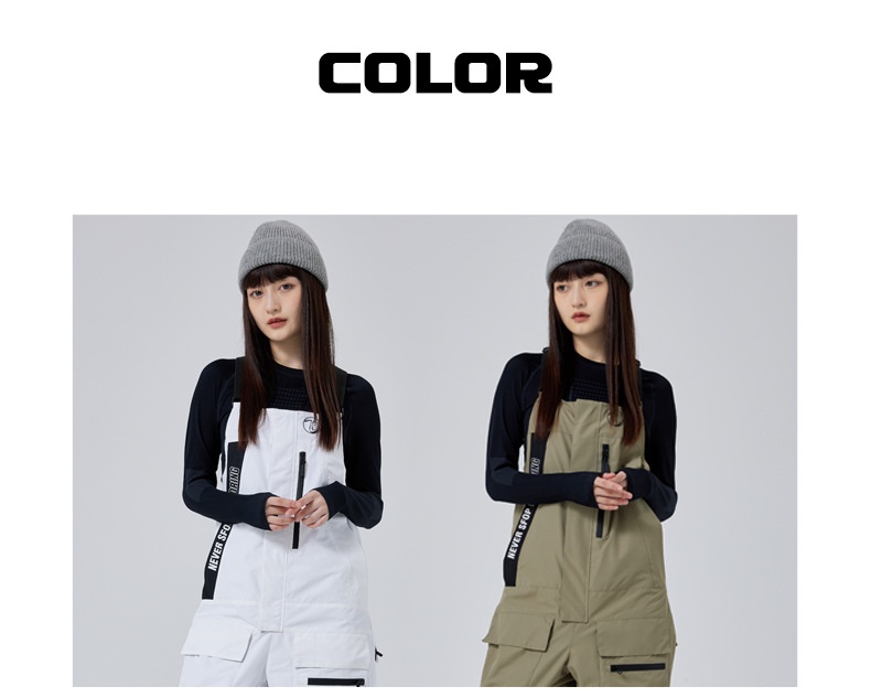 Salopette tendance 001 pour femme, pantalon de snowboard et de ski pour homme, coupe-vent, imperméable, chaud et respirant, idéal pour les activités de plein air._voghion.com