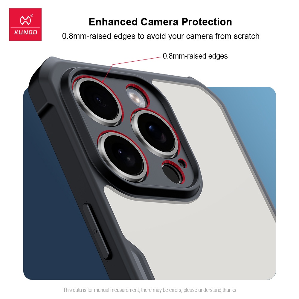 TechGlobe Xundi Phone Compatible With IPhone Protective Cover Shockproof 16 Pro Max Thin Case_voghion.com