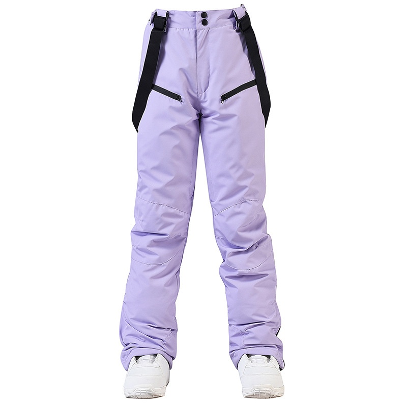 001 New For Men Women With Straps, Winter Windproof, Waterproof, Warm, Thickened Snowboard And Snow Ski Pants_voghion.com