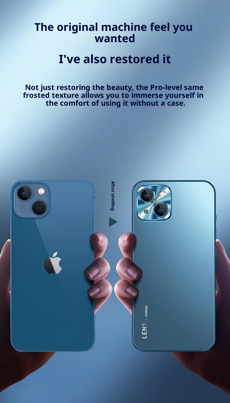 TechGlobe Compatible With 15 Phone IPhone 14 Pro Max New Matte Glass 13 Internet Celebrity Full Coverage Shockproof Case For_voghion.com