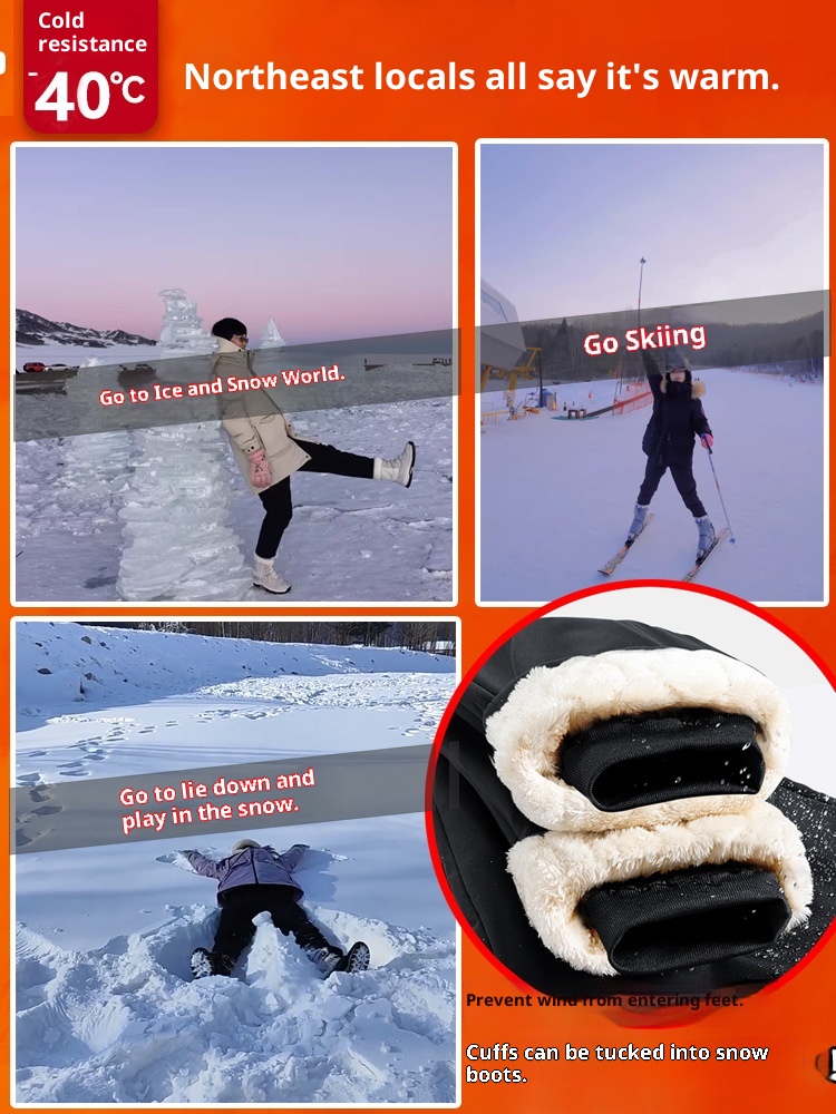001 Northeast Harbin Reise-Skibekleidung Fleecegefütterte, dicke Thermobekleidung für Damen und Herren Winddicht Wasserdicht Softshell_voghion.com