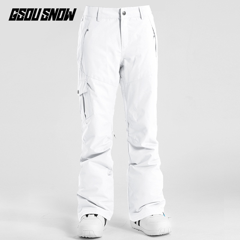 001 Gsousnow da donna, pantaloni da sci da snowboard, antivento, impermeabili, spessi e caldi, pantaloni da neve da donna_voghion.com