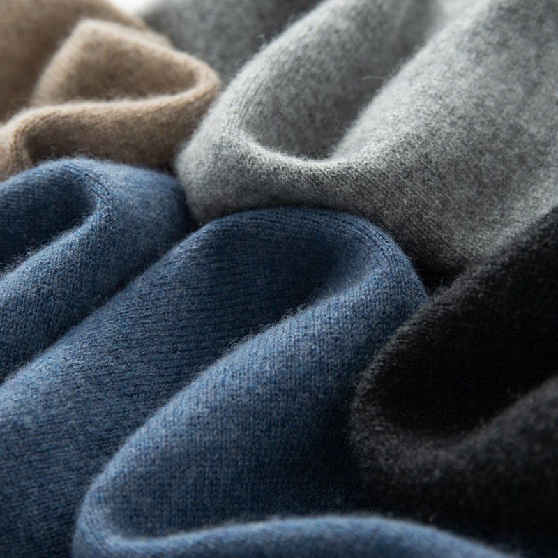 nahtloser, einreihiger Herrenpullover aus 100 % reiner Wolle mit Rundhalsausschnitt, ideal für Business und Freizeit. Auch in Übergrößen erhältlich._voghion.com