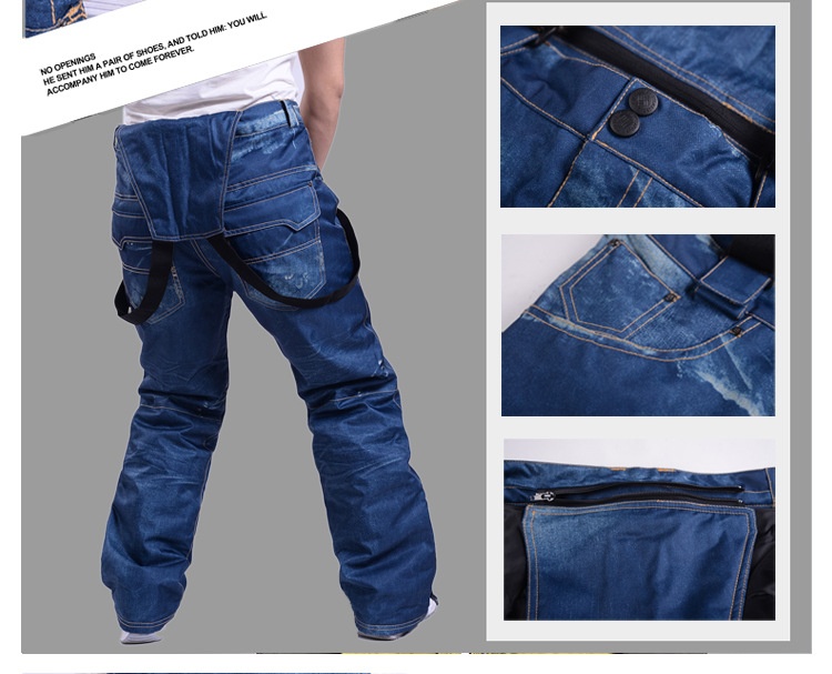 001 Dropshipping Fabricante Venda Direta Denim Ski Atacado Corta-vento Impermeável Grosso Quente Algodão Resistente ao Desgaste_voghion.com