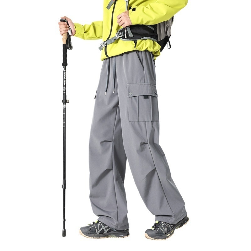 001 Waterproof Windproof Fleece-Lined Thickened Winter Skiing Mountaineering Pants For Men Women, Cold-Resistant And Warm_voghion.com