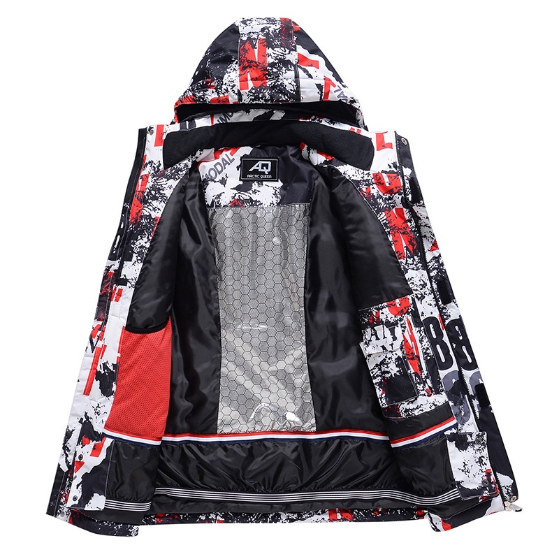 001 New Men's Suit Winter Outdoor Windproof Water-Resistant Warm Thickened Snowboard Snow Ski Jacket And Pants_voghion.com