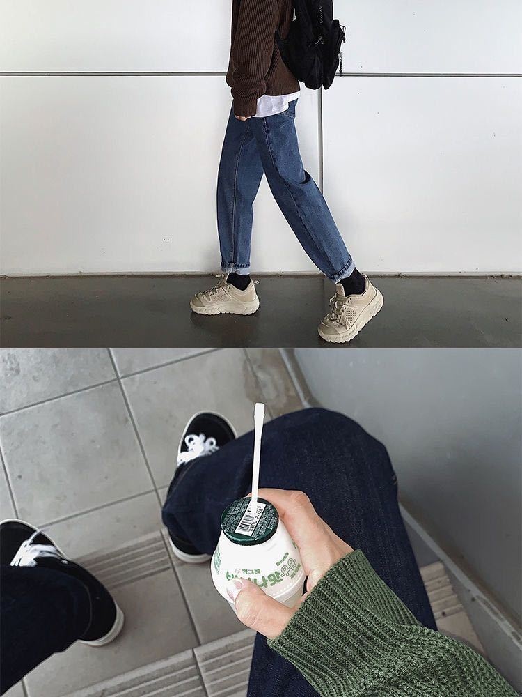 boy Boy Boy Round Neck Sweater Men 2025 New Autumn Winter Inner Layer Base Knitwear Loose Thickened Ins Korean Style Trendy_voghion.com