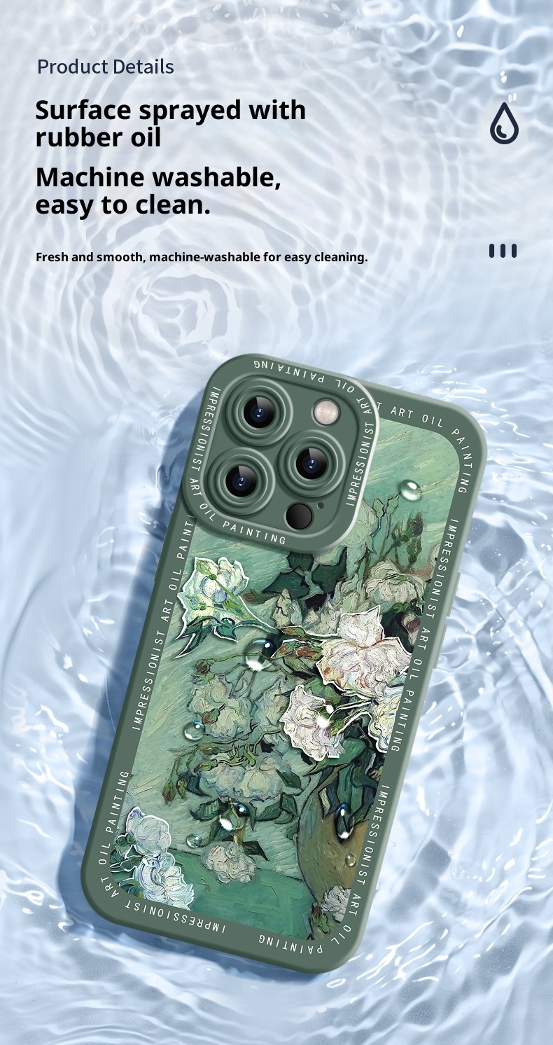 TechGlobe Vintage Compatible With 15 Phone Case Liquid Silicone 12 14 Pro Max Shockproof 13 National Trend Style_voghion.com