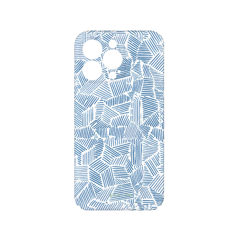 Coque rigide TechGlobe Ins Style Personality Patchwork à rayures, compatible avec iPhone 16 Pro Max/14/11/X_voghion.com