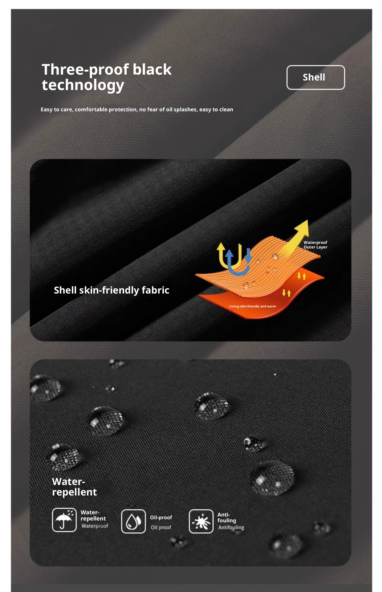 001 Giacca imbottita impermeabile HJCAMEL Camel per uomo e donna, antivento, foderata in pile, per attività all'aperto, lunga_voghion.com