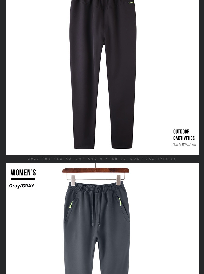 001 Pantaloni da sci e trekking impermeabili antivento e antifreddo da uomo e donna, da coppia, per autunno e inverno, spessi_voghion.com