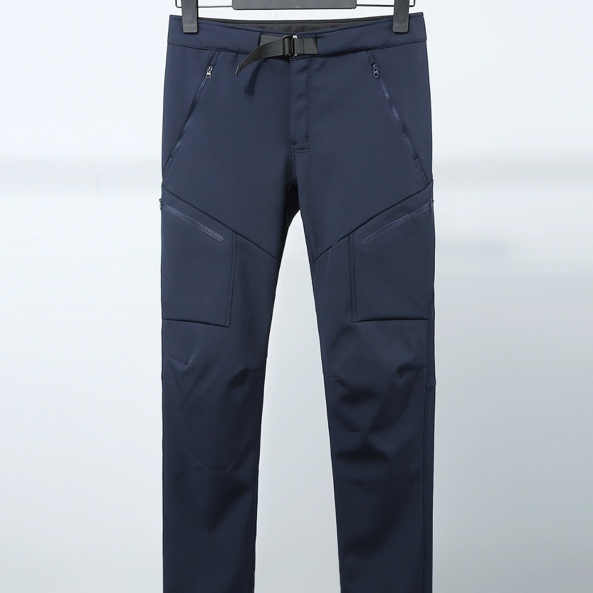001 Pantaloni da sci impermeabili antivento da uomo, foderati in pile termico, per l'autunno e l'inverno_voghion.com