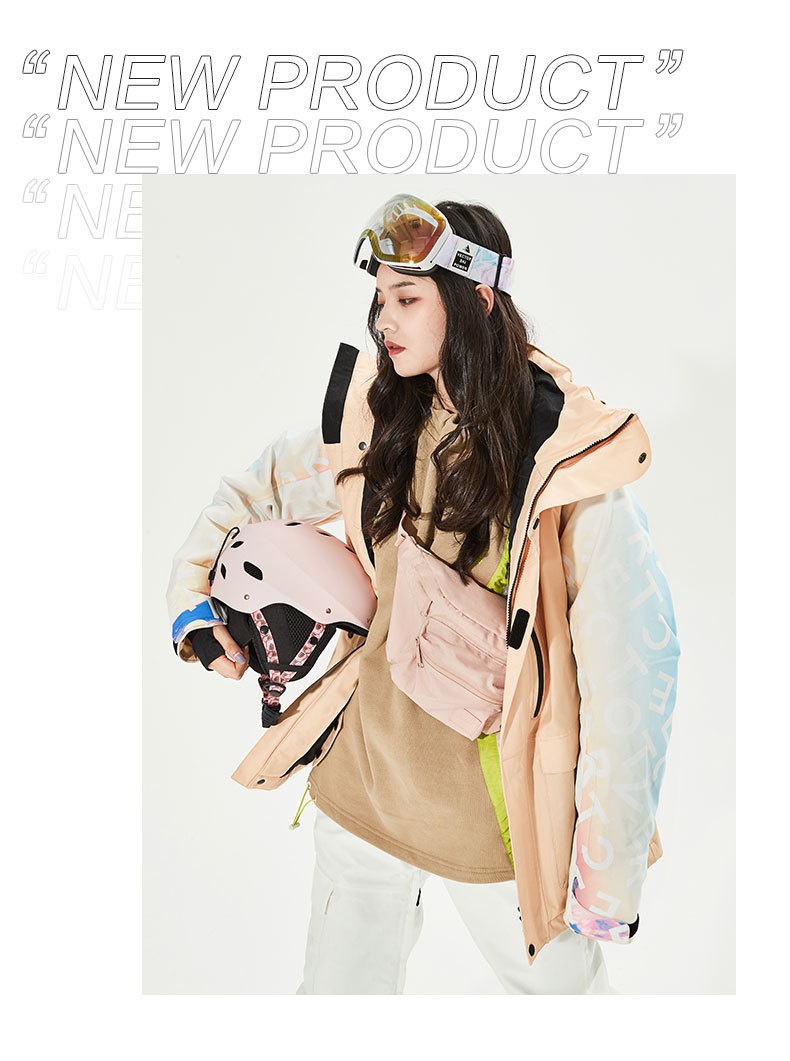 001 VECTOR Warm Single Double Board, Windproof, Waterproof, Ski Pants For Men And Women, Snow Suit_voghion.com