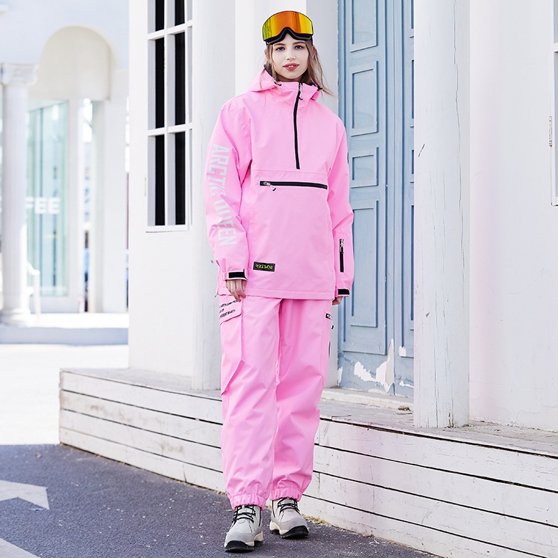 001 New Set For Men Women, Hoodie Set, Oversized Snowboard And Snow Ski Suit_voghion.com