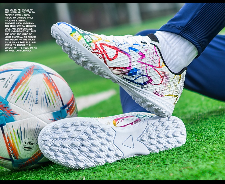 ShoeGlobe Fabrikant Op Voorraad Kinder TF Cats Low Top Nieuwe Studenten Professionele Training Cross-Border Voetbalschoenen_voghion.com
