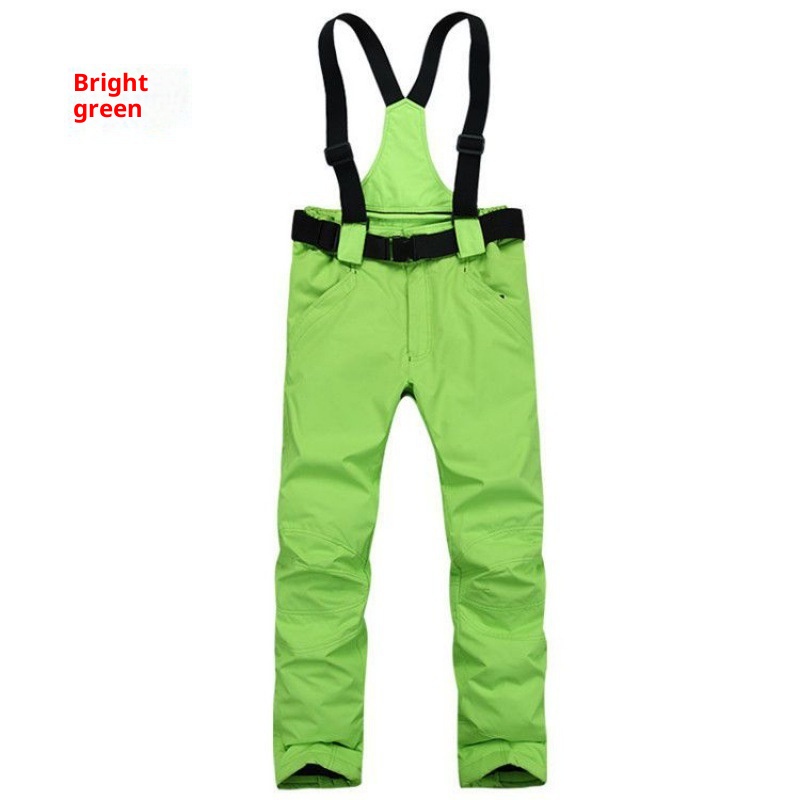 001 Salopette da sci per uomo e donna, invernale, antivento, in caldo cotone, con una o due tavole staccabili._voghion.com