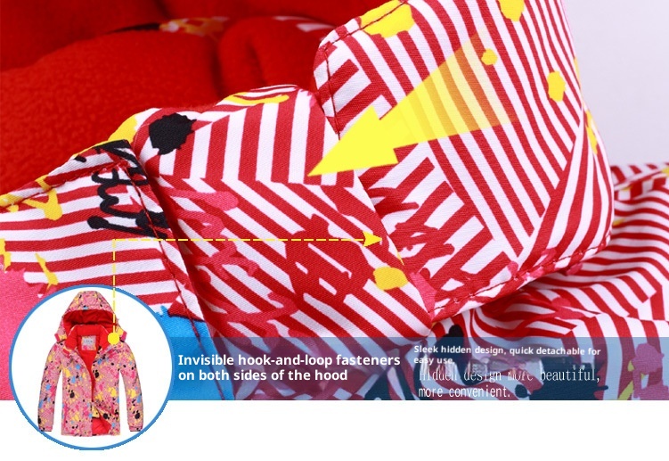 001 Outdoor-Kinderanzug-Set, bestehend aus einem einteiligen Overall für Jungen und Mädchen, winddicht, wasserdicht und warm, mit passender Winter-Skijacke und -hose_voghion.com