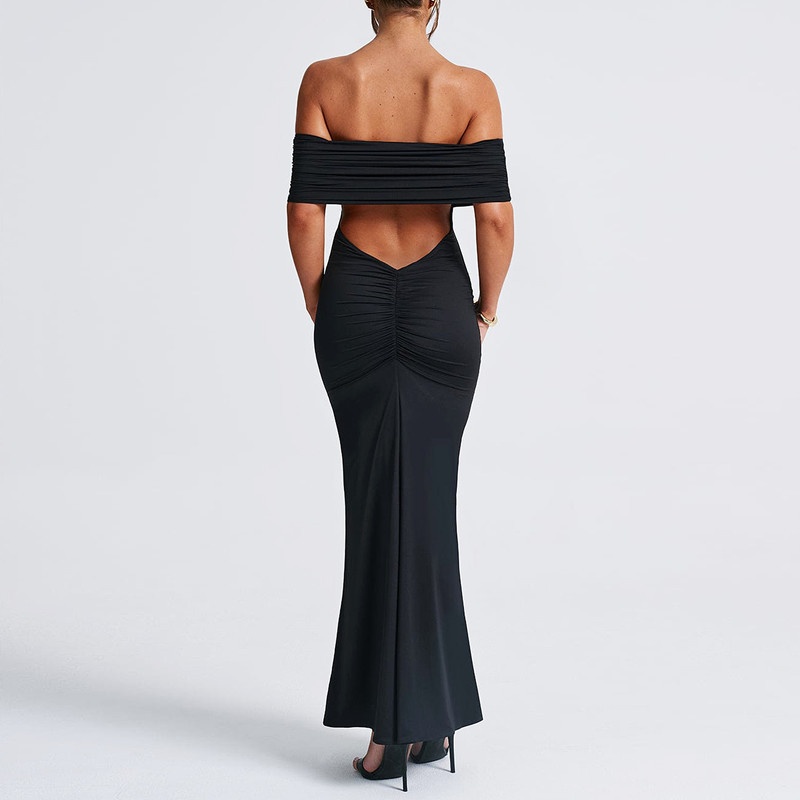 ChicShe Sommerkleid 2025: Schulterfreies, rückenfreies, figurbetontes, langes und elegantes Bodycon-Kleid (Großhandel)_voghion.com