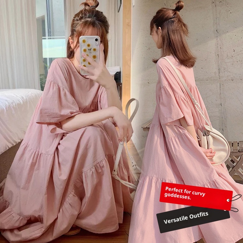 Jupe longue de maternité ChicShe, style coréen, européen et américain, tendance été, grande taille, pour femmes enceintes_voghion.com